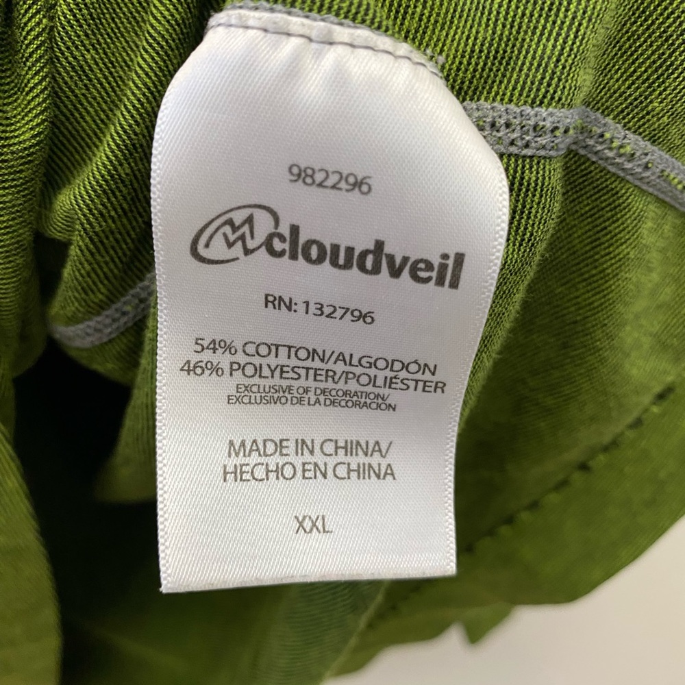 Cloudveil Green Quarter Zip Pullover Outdoor Long… - image 6